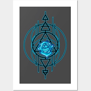 Blue Rose Posters and Art